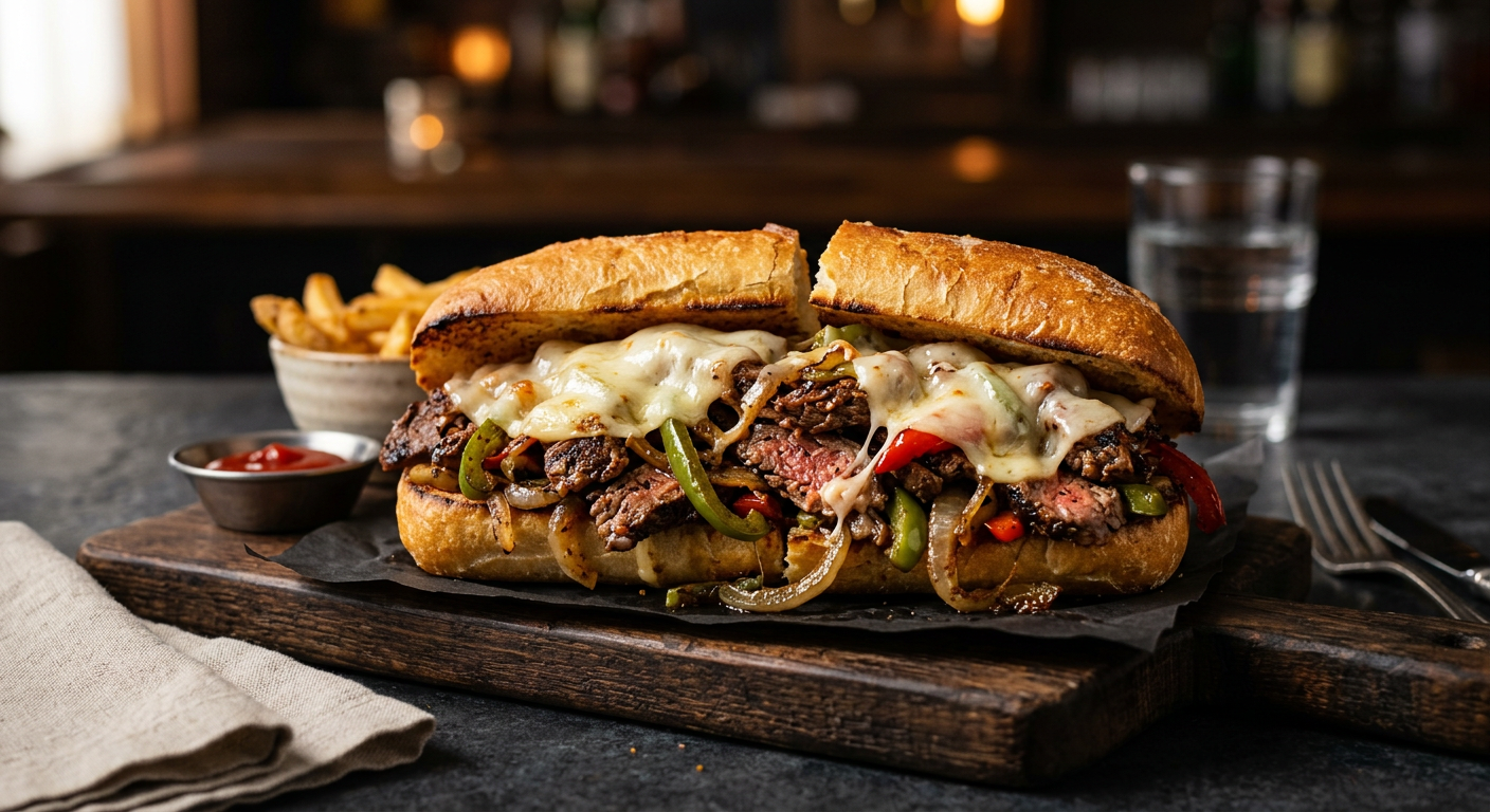 Philly Cheesesteaks at 601 Grill